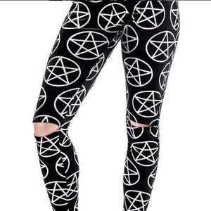 Killstar velvet penthouse leggings